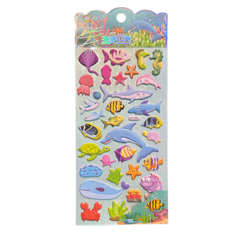 Stickers Animales Marinos - 1 Set